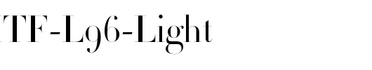 Didot-HTF-L96-Light_英文字体