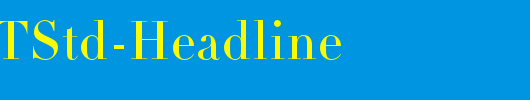 DidotLTStd-Headline_英文字体