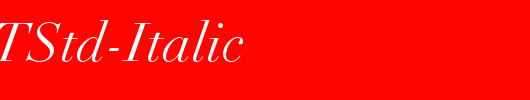 DidotLTStd-Italic_英文字体