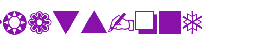 Dingbats-One.ttf