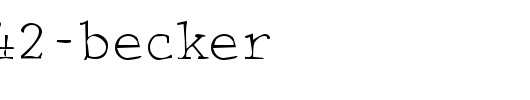 Dirty42-Becker.ttf