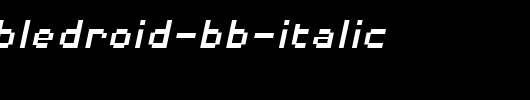 DisposableDroid-BB-Italic.ttf
