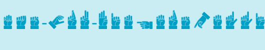 Dissaramas-CRU-Fingerspelling.ttf