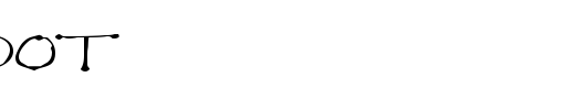 Dot2Dot_英文字体