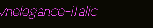 DowntownElegance-Italic.ttf