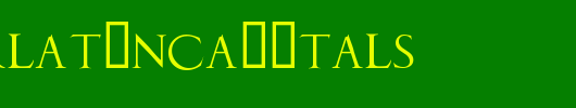 DuererLatinCapitals.ttf