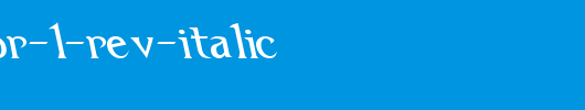 Dumbledor-1-Rev-Italic.ttf