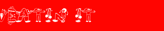 EDBSweatin-It_英文字体