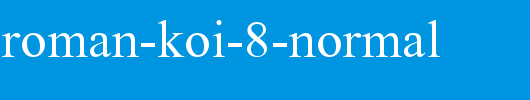 ER-Third-Roman-KOI-8-Normal.ttf