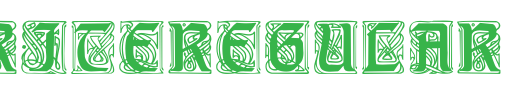 EZWRITEREGULAR_英文字体