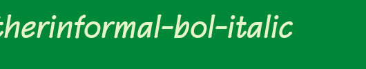 EaglefeatherInformal-Bol-Italic.ttf