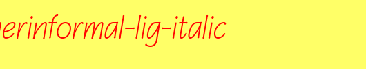 EaglefeatherInformal-Lig-Italic.ttf