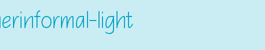 EaglefeatherInformal-Light.ttf