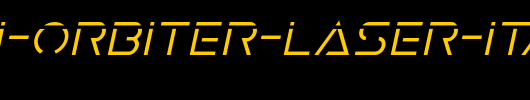 Earth-Orbiter-Laser-Italic.ttf