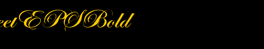 EasyStreetEPSBold_英文字体