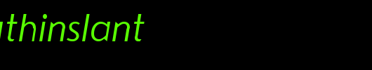 EffectraThinSlant.ttf