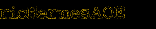 ElectricHermesAOE_英文字体