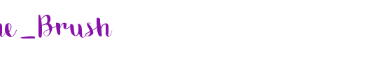 Emily_The_Brush_英文字体