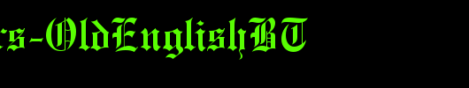 Engravers-OldEnglishBT_英文字体