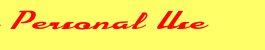 Enjoy-Personal-Use_英文字体
