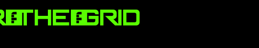Enter-The-Grid_英文字体
