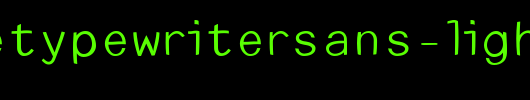 EscapeTypewriterSans-Light.ttf