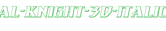 Eternal-Knight-3D-Italic.ttf