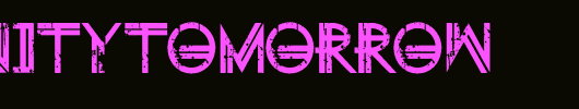 EternityTomorrow_英文字体