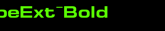 EuropeExt-Bold_英文字体