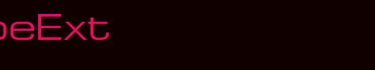 EuropeExt_英文字体