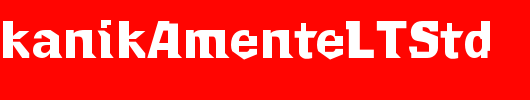F2FMekanikAmenteLTStd_英文字体