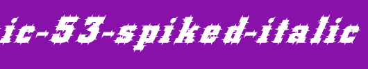 FZ-BASIC-53-SPIKED-ITALIC.ttf