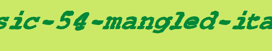 FZ-BASIC-54-MANGLED-ITALIC.ttf
