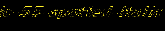 FZ-BASIC-55-SPOTTED-ITALIC.ttf