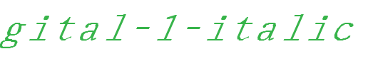 FZ-DIGITAL-1-ITALIC.ttf