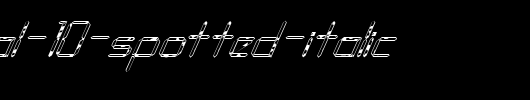 FZ-DIGITAL-10-SPOTTED-ITALIC.ttf