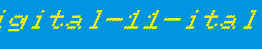 FZ-DIGITAL-11-ITALIC.ttf