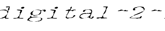 FZ-DIGITAL-2-ITALIC.ttf