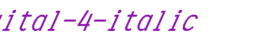FZ-DIGITAL-4-ITALIC.ttf