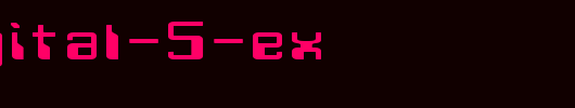FZ-DIGITAL-5-EX.ttf