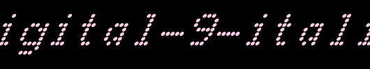 FZ-DIGITAL-9-ITALIC.ttf