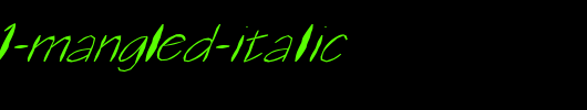 FZ-HAND-1-MANGLED-ITALIC.ttf