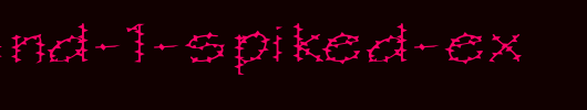 FZ-HAND-1-SPIKED-EX.ttf