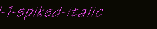 FZ-HAND-1-SPIKED-ITALIC.ttf