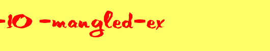 FZ-HAND-10-MANGLED-EX.ttf