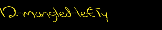 FZ-HAND-12-MANGLED-LEFTY.ttf