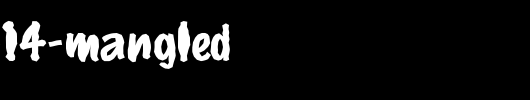 FZ-HAND-14-MANGLED.ttf