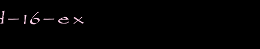 FZ-HAND-16-EX.ttf