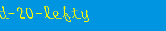 FZ-HAND-20-LEFTY.ttf