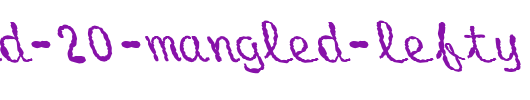 FZ-HAND-20-MANGLED-LEFTY.ttf